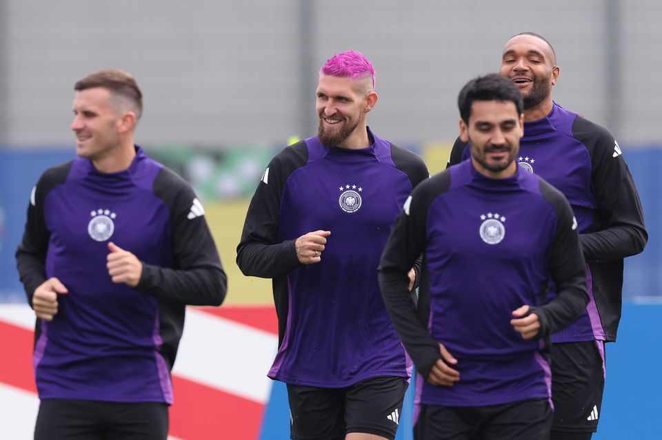 Robert Andrich Pinke Haare für das EMViertelfinale GALA.de