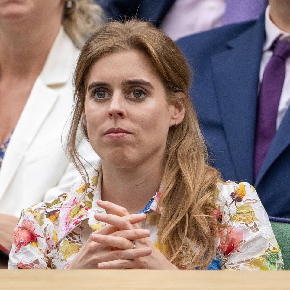 Prinzessin Beatrice am Dienstag in Wimbledon.