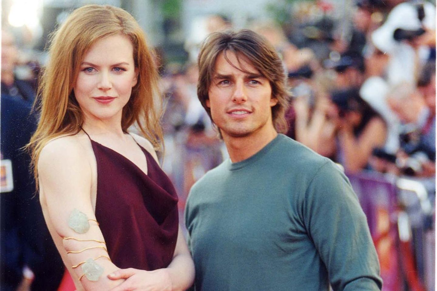 Nicole Kidman und Tom Cruise während der "Eyes Wide Shut"-Premiere in Los Angeles im September 1999.