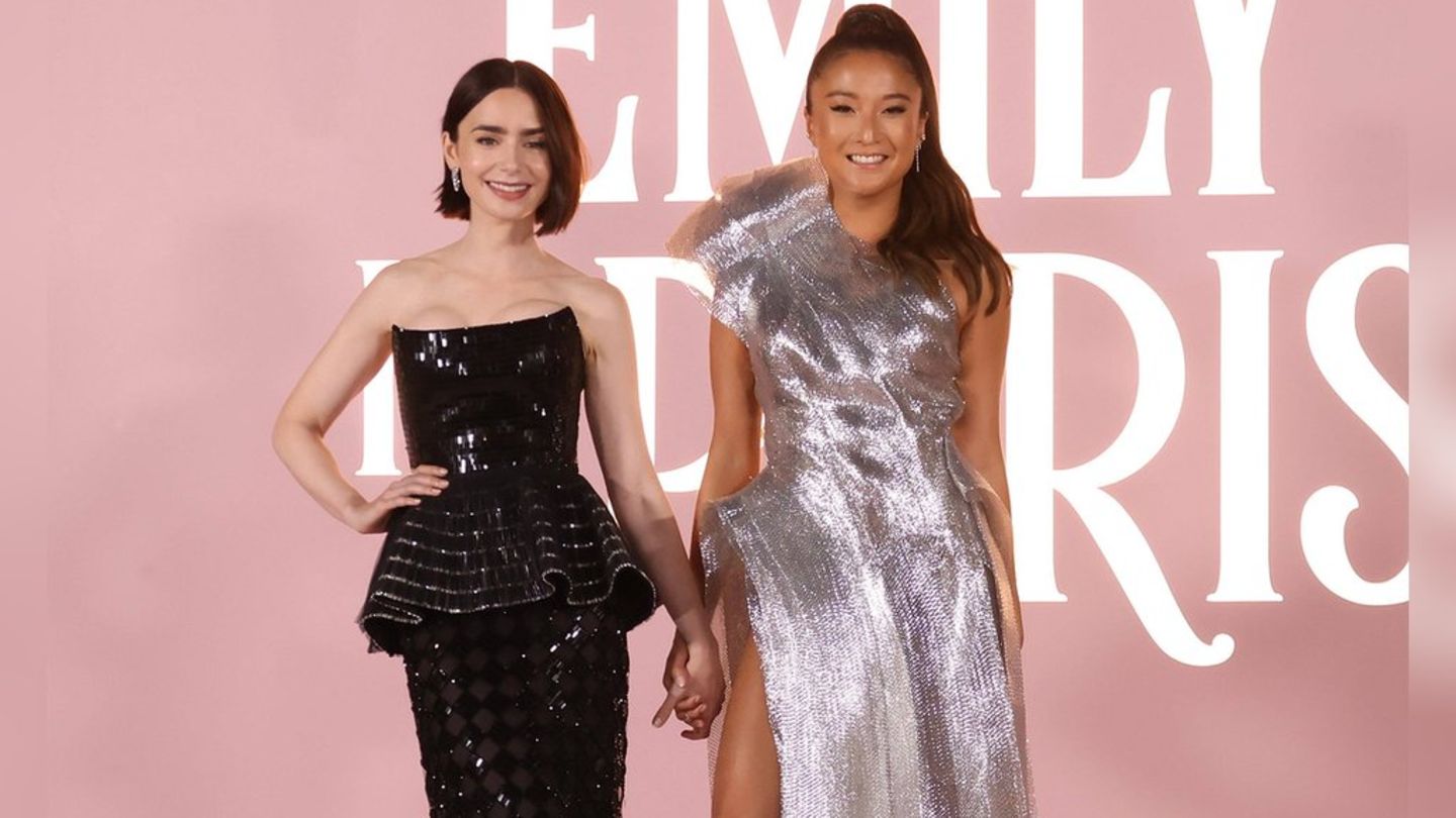 Lily Collins & Ashley Park: "Emily in Paris"-Stars versprühen Glamour