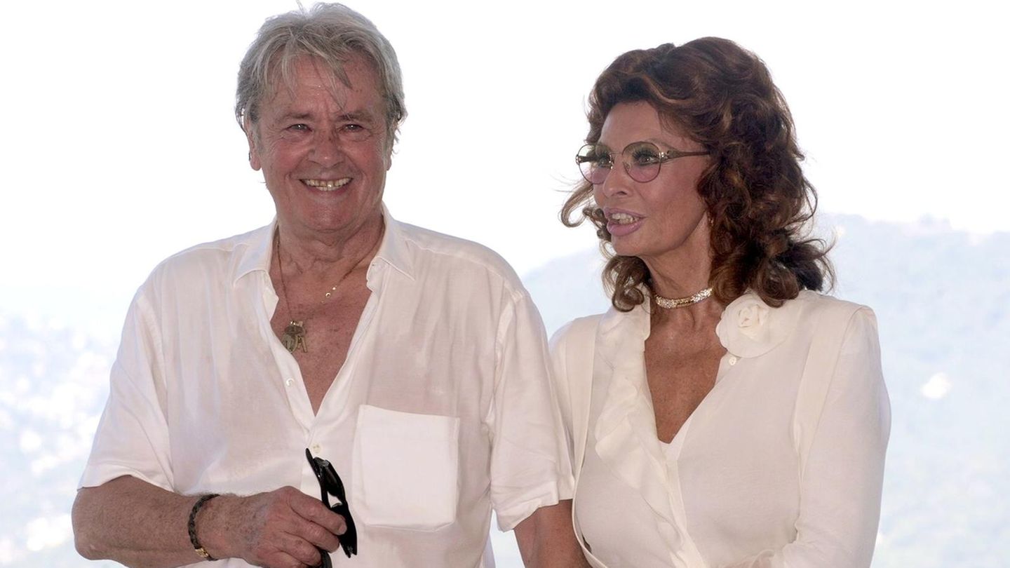 Alain Delon (†): Sophia Loren wird Alain Delon für 