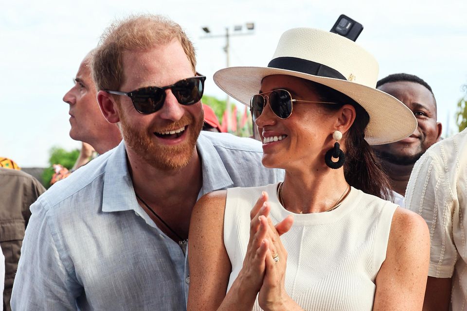 Prinz Harry + Herzogin Meghan: Aufgetischt! In Kolumbien gibt es ihr ...