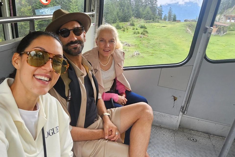 Rebecca Mir und Massimo Sinató auf und davon! Selten private ...