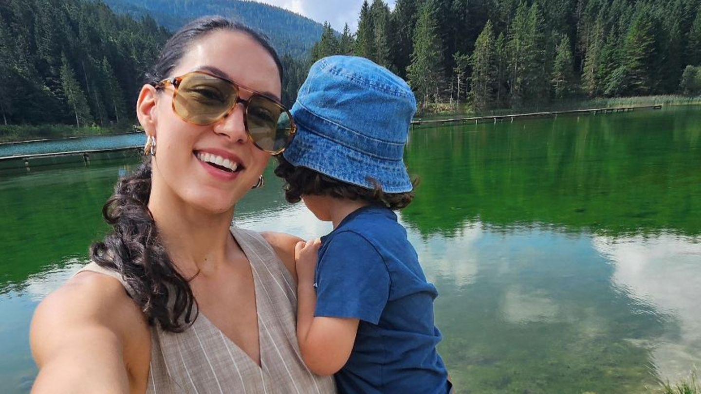 Rebecca Mir + Massimo Sinató: Selten privat! Idyllischer Familienurlaub mit Mama Mareike