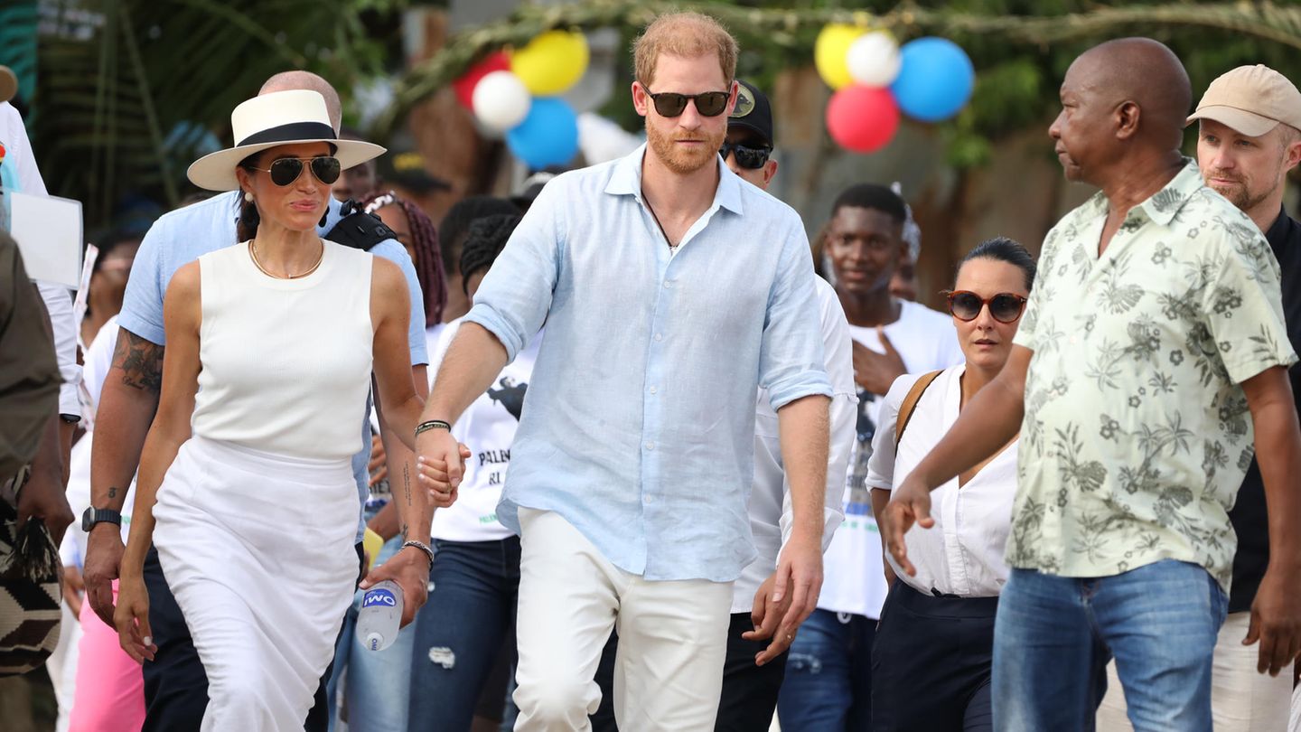 Herzogin Meghan + Prinz Harry: Erneute Kritik an ihrer Kolumbien-Reise! Es geht um viel Geld