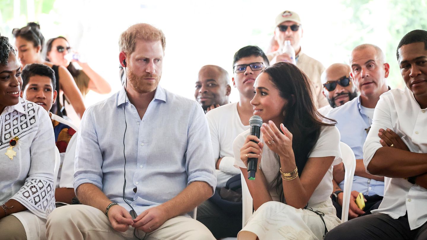 Prinz Harry + Herzogin Meghan: Kolumbien-Reise f&uuml;hrt sie auf einen "Scheideweg"