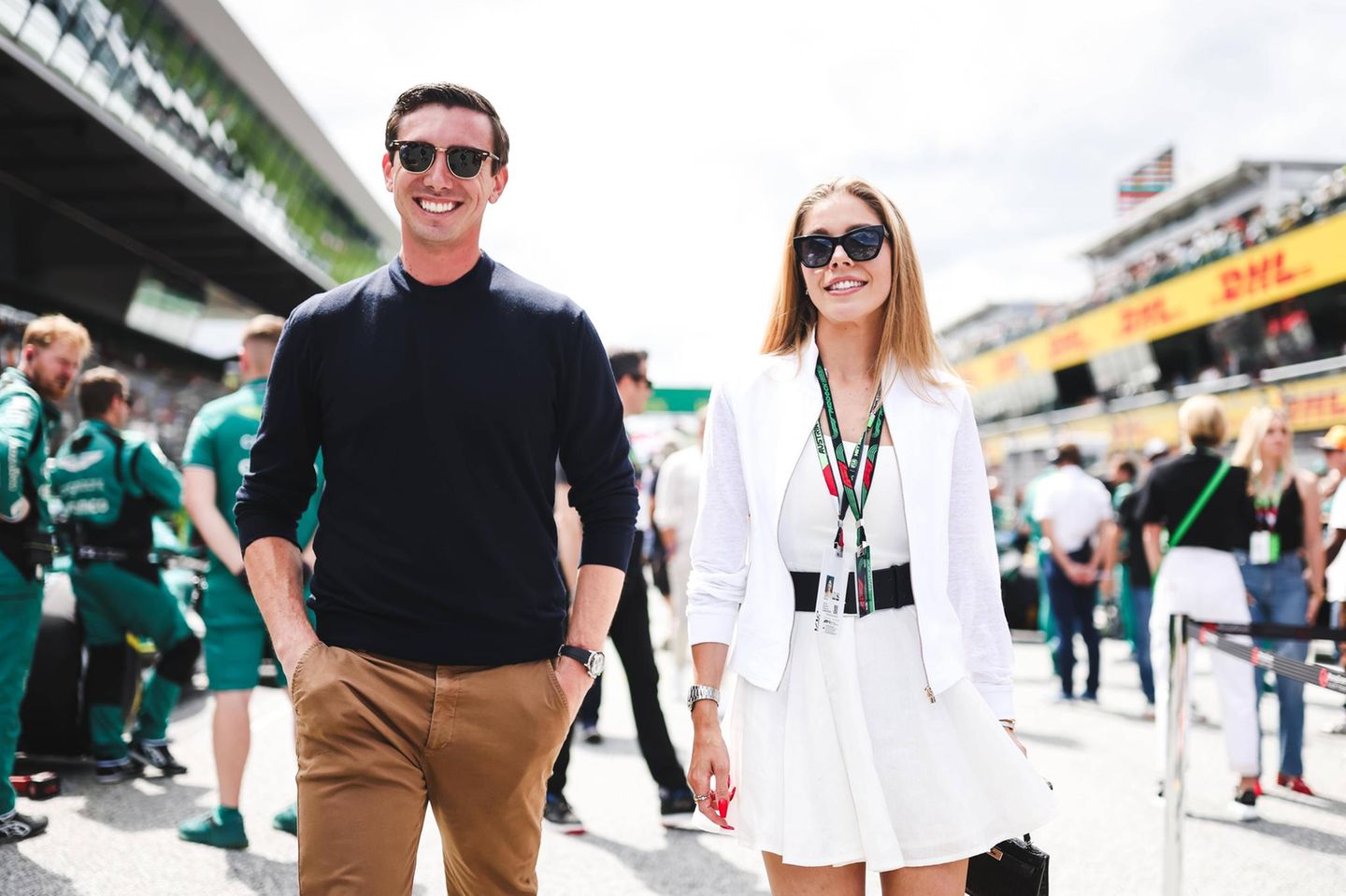 Glamorous Power-Couple: Mark Mateschitz and Victoria Swarovski at the Großen Preis von Österreich