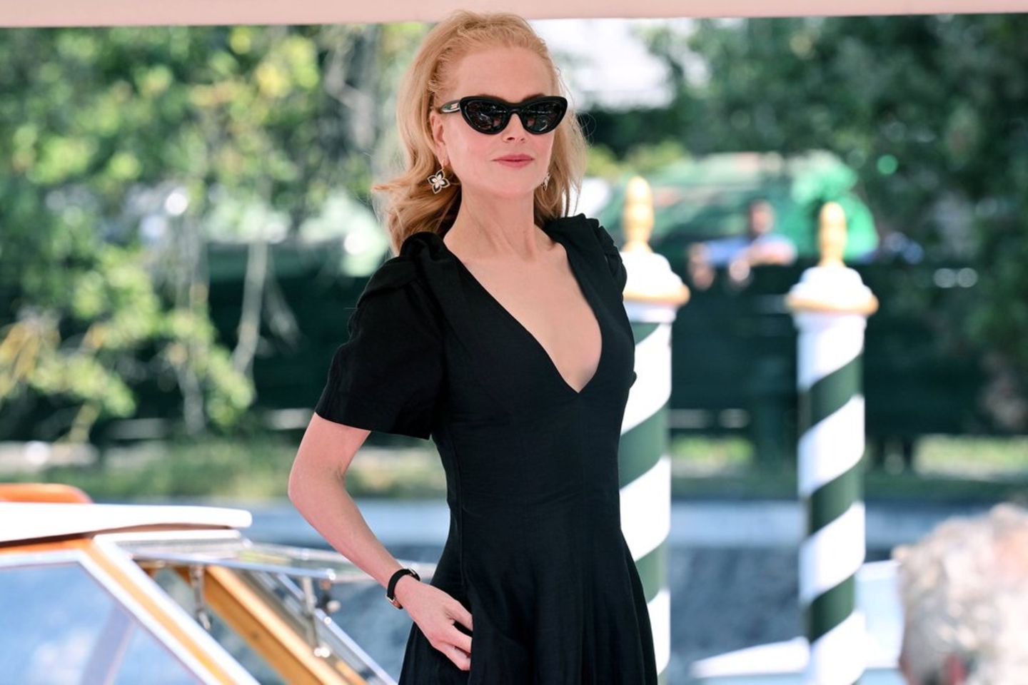 Nicole Kidman at the Ankunft am Lido in Venice.