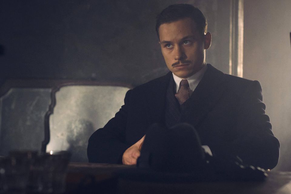 Finn Cole as Michael Gray in "Peaky Blinders".