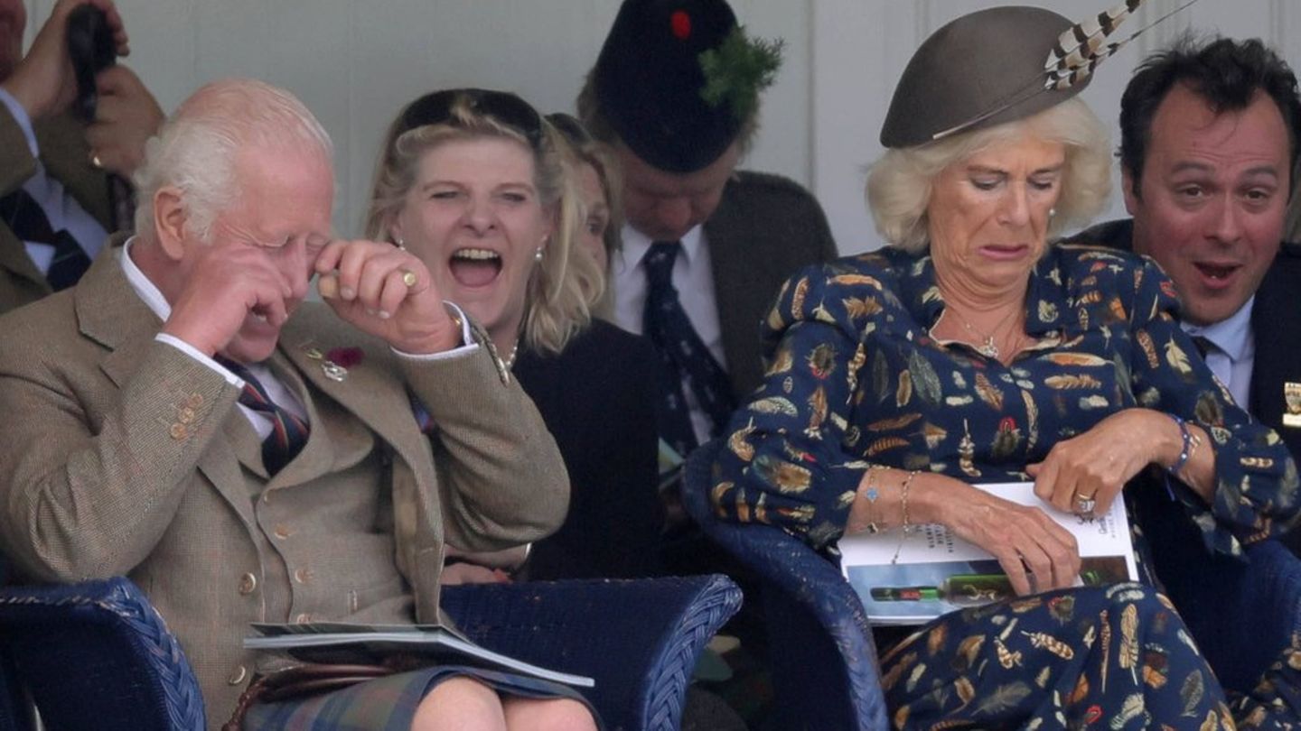 König Charles III.: Lustiger Ausflug zu den Highland Games