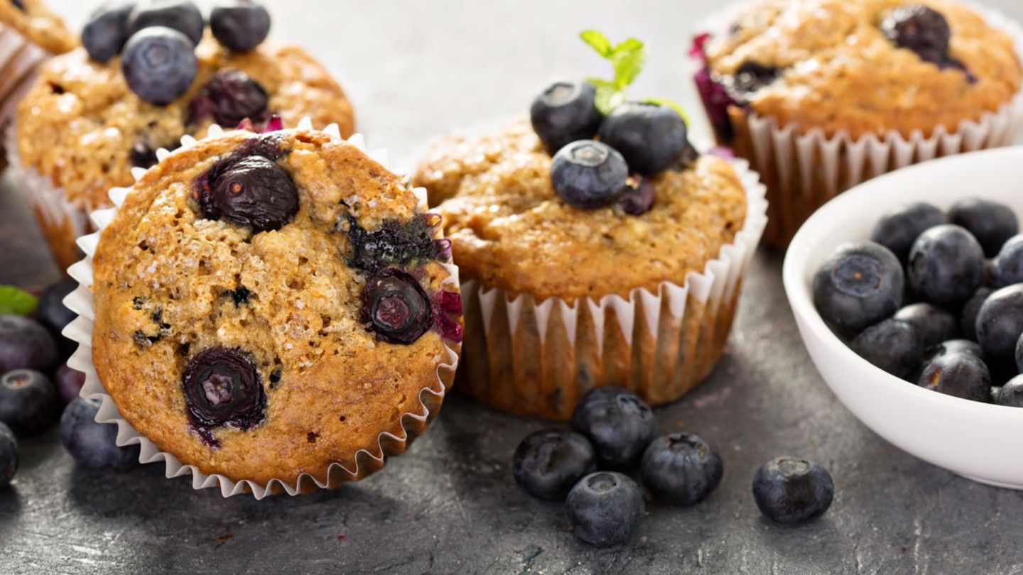 Blitzrezept: Leckere Blaubeermuffins aus nur 4 Zutaten