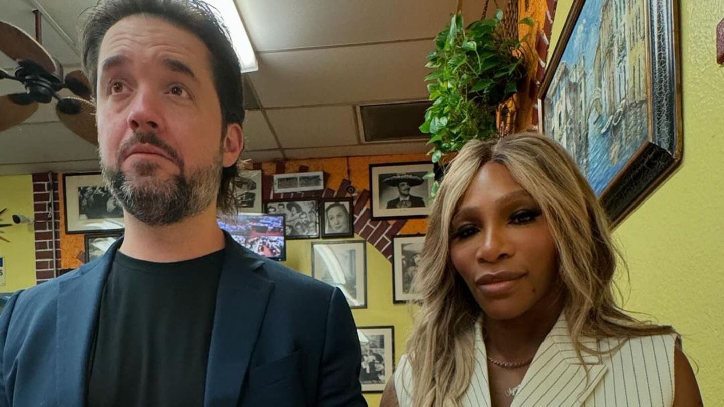 Stars beim Essen: Für Serena Williams muss es kein Candle-Light-Dinner sein