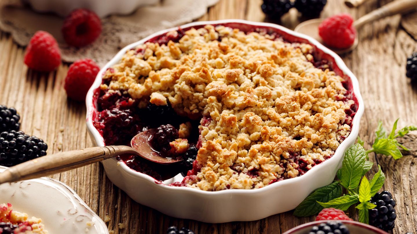 Einfach und schnell: Jamie Olivers perfekter Herbst-Crumble