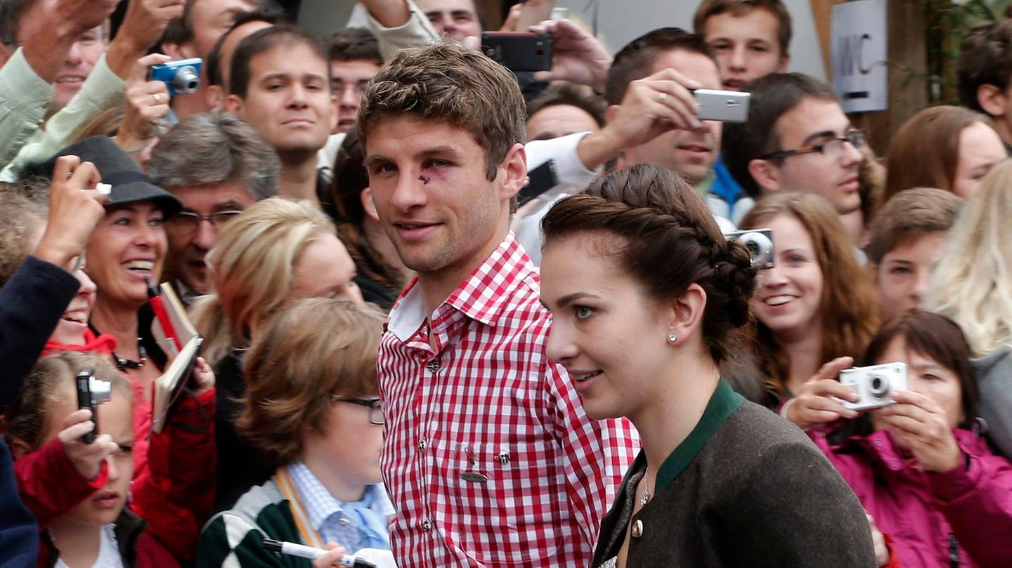 Thomas + Lisa Müller: Blaues Auge auf der Wiesn! Hier feierten sie trotz Verletzung