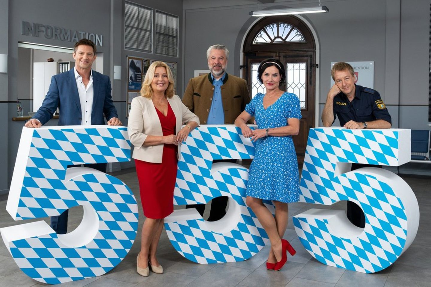 "Those Rosenheim Cops" (from left): Chief Commissioner Sven Hansen (Igor Jeftić), Marie Hofer (Karin Thaler), Chief Commissioner Anton Stadle