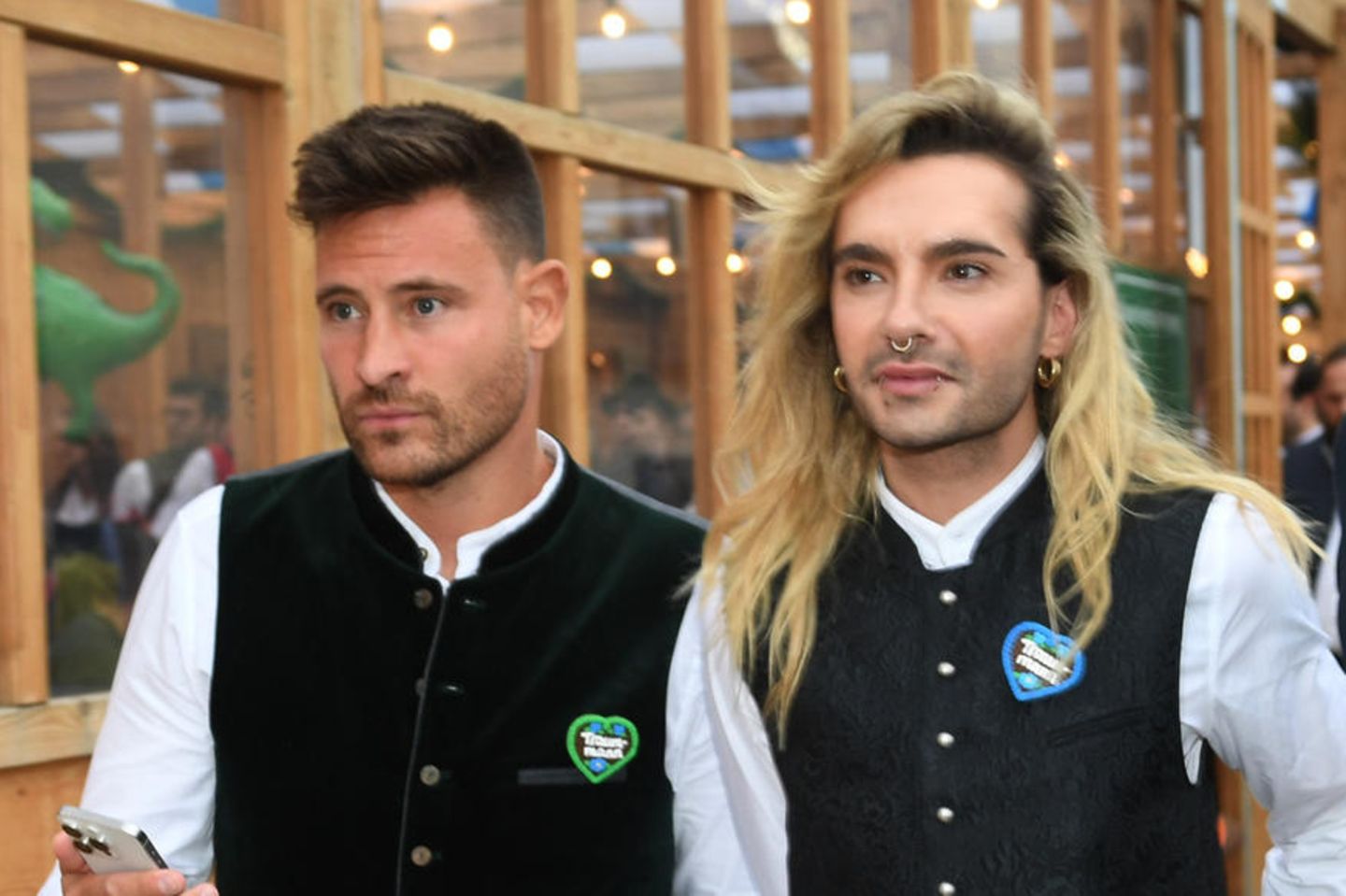 Marc Eggers and Bill Kaulitz at Oktoberfest 2024