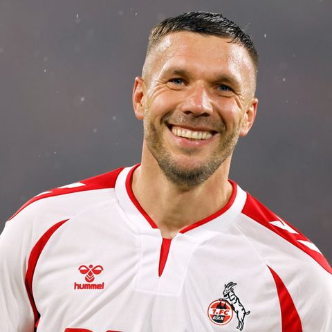 Ein letztes Mal vor vollem Haus in Köln: Lukas Podolski.