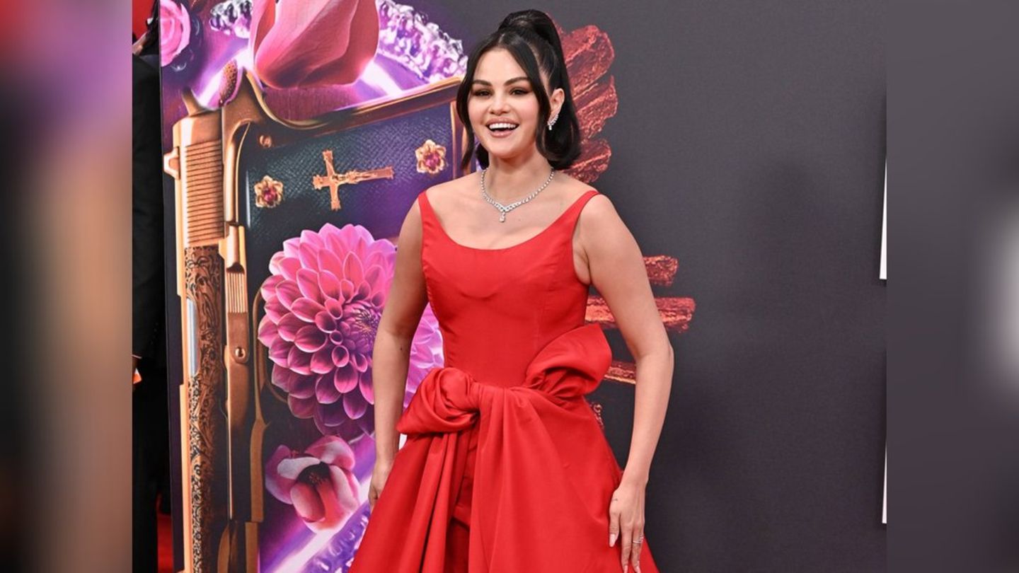 BFI London Film Festival: Selena Gomez punktet in roter Traumrobe