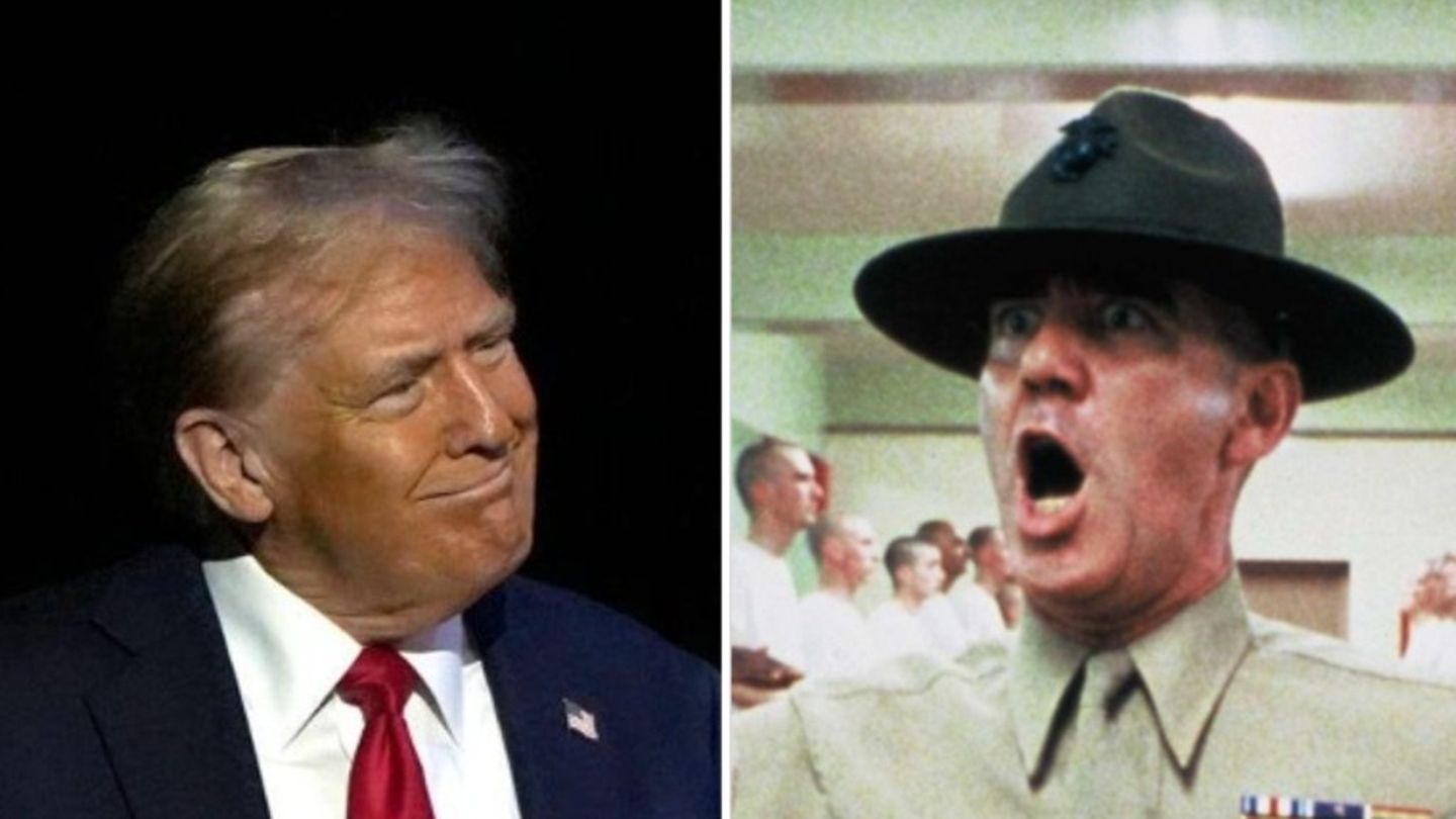 Mit Filmclip aus "Full Metal Jacket": Donald Trump blamiert sich