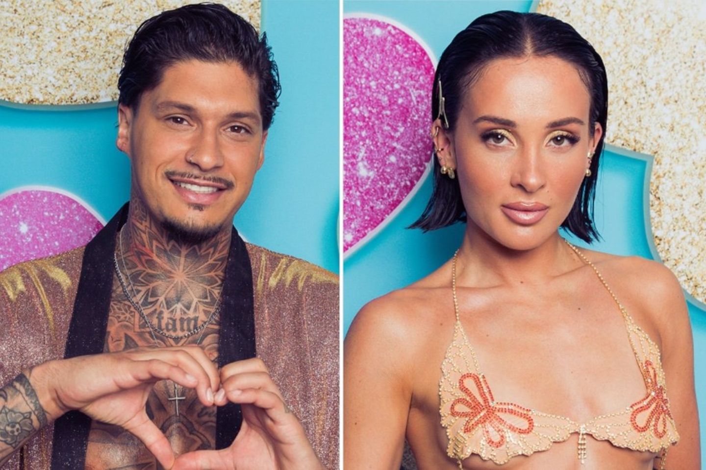 Yasin und seine Ex Alicia sind da "Love Island VIP" um zu sehen.