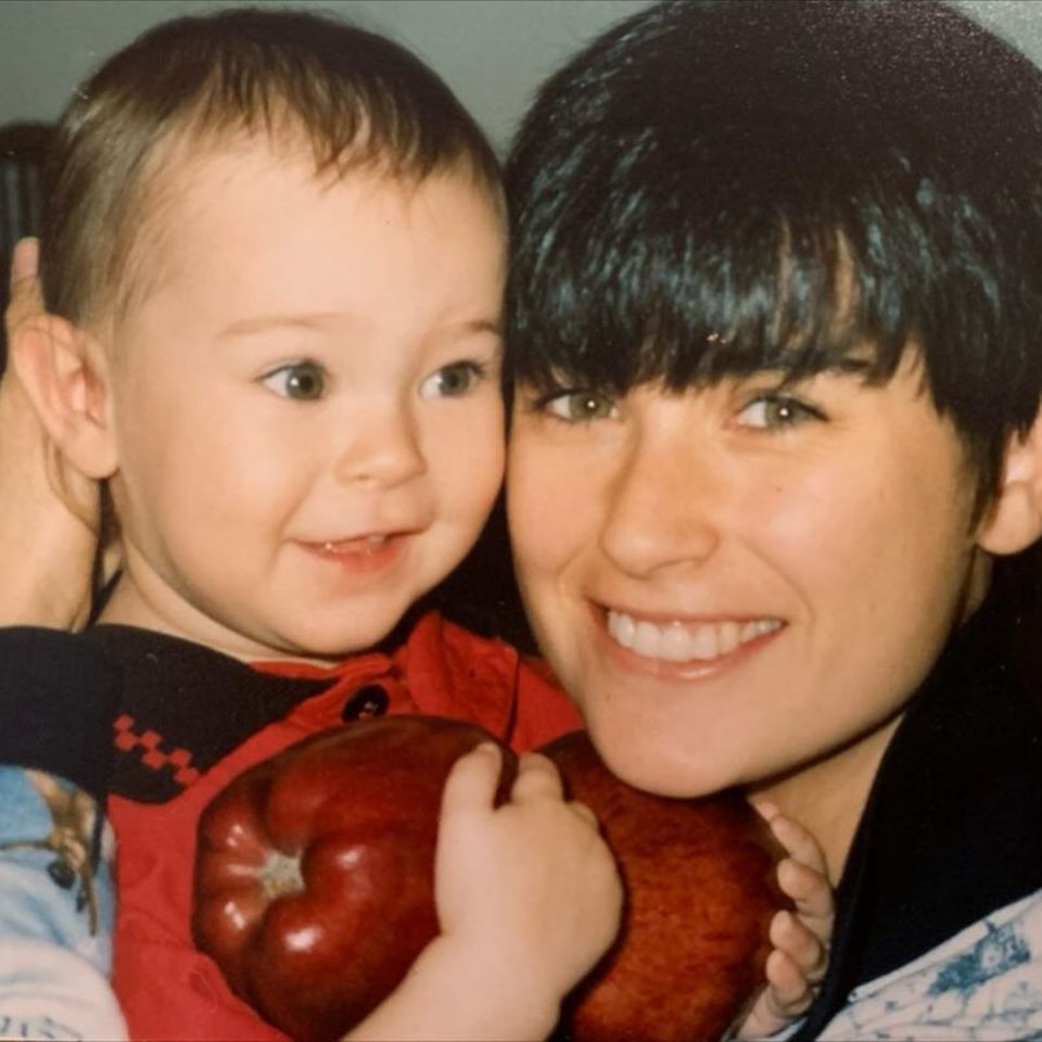 Teaser - Demi Moore und Rumer Willis - Kindheitsfoto