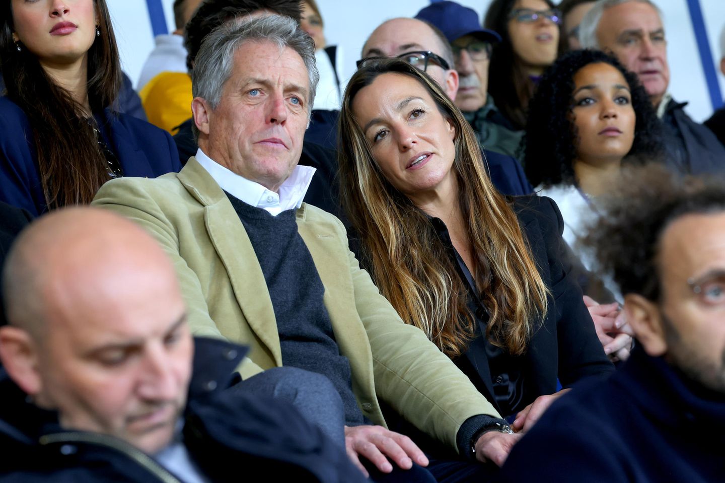 Hugh Grant and Anna Eberstein