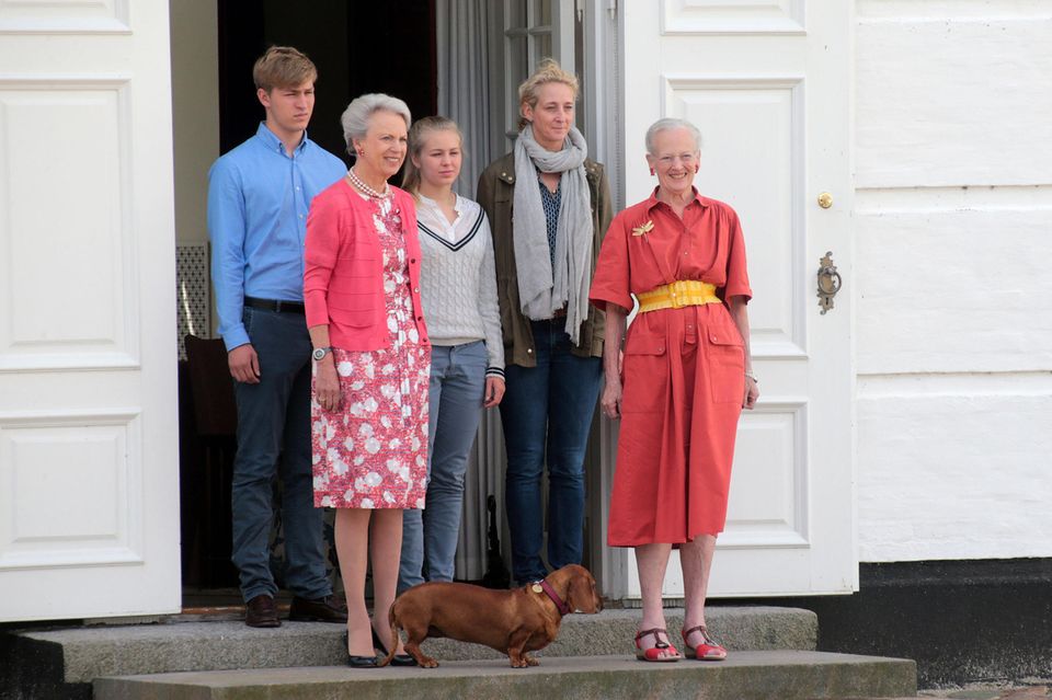 Graf Richard, Prinzessin Benedikte, Gräfin Ingrid, Prinzessin Alexandra and Königin Margrethe