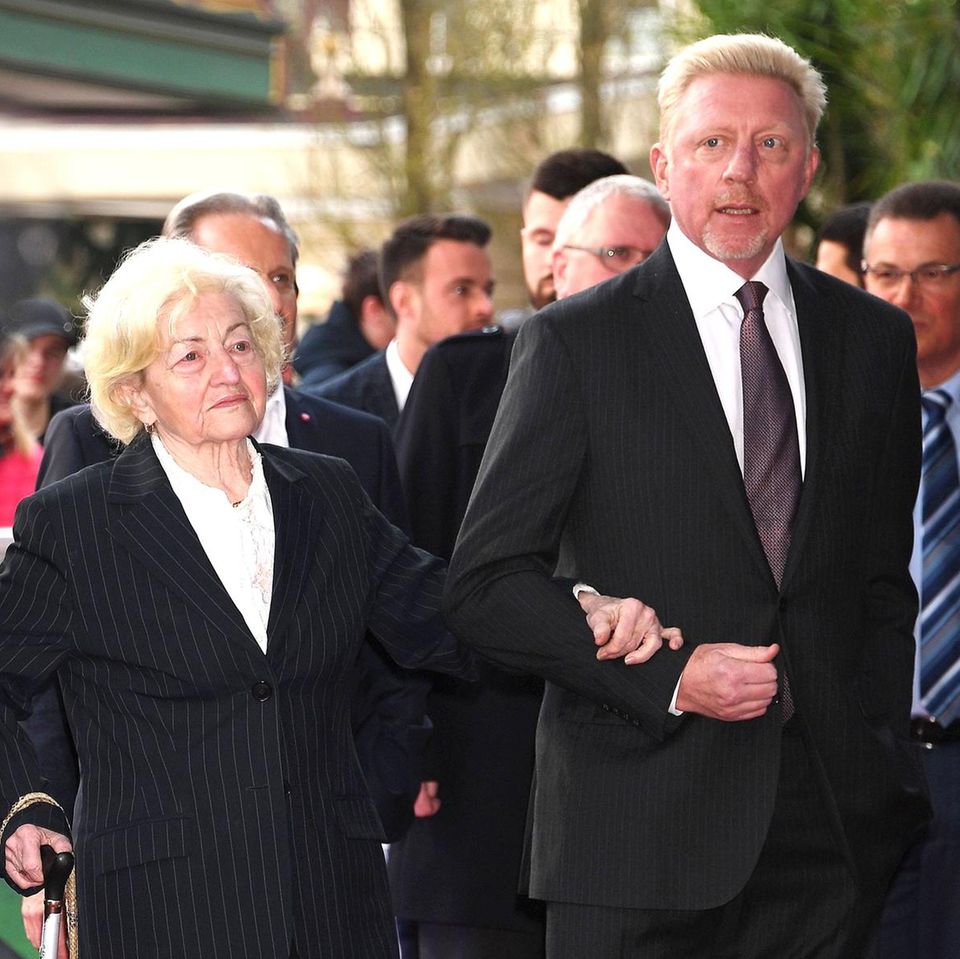 Boris Becker mit seiner Mutter Elvira (†)