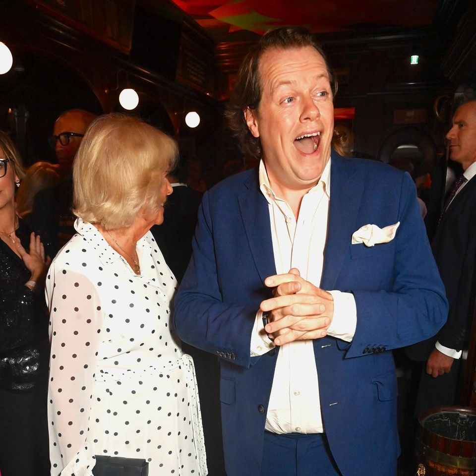 Konigin Camilla and Tom Parker Bowles