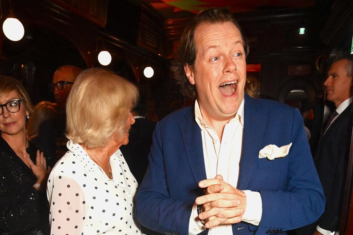 Konigin Camilla and Tom Parker Bowles