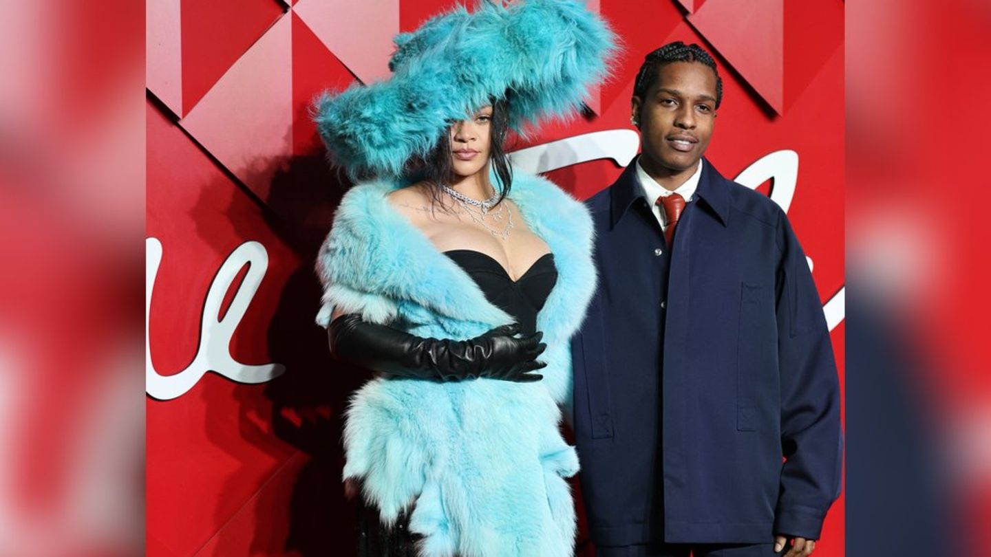 British Fashion Awards: Rihanna und A$AP Rocky fallen auf