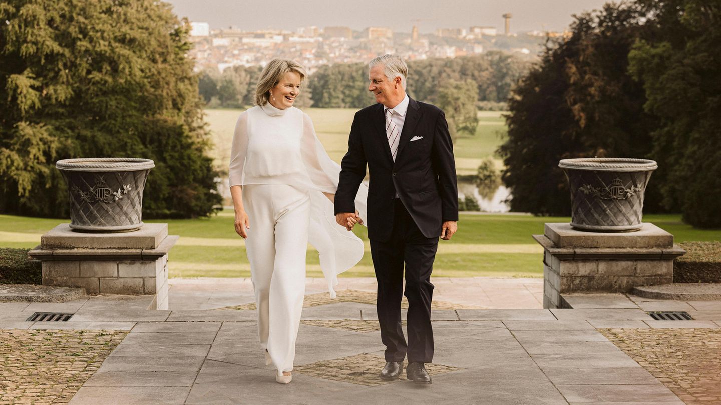 Belgische Königsfamilie: Mathilde und Philippe von Belgien feiern Silberhochzeit