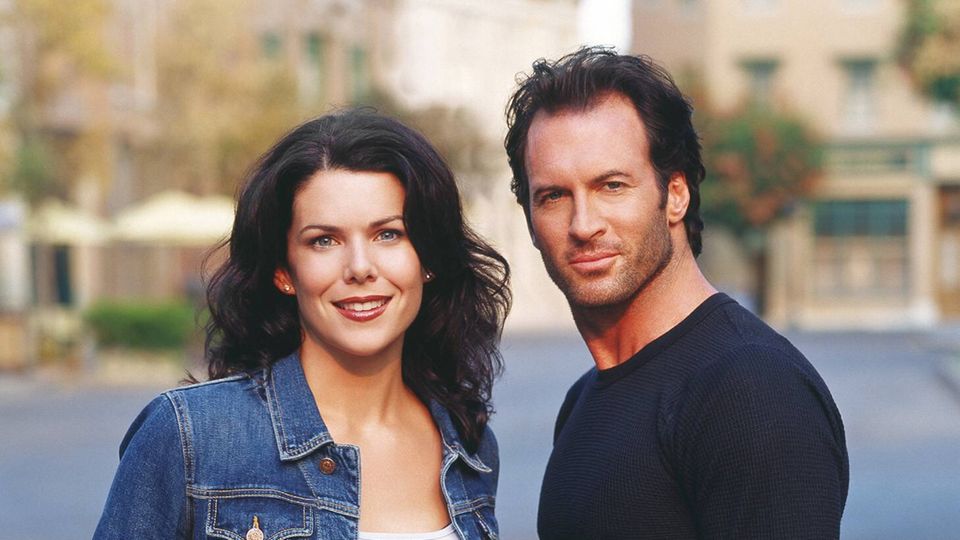 Lauren Graham als Lorelai Gilmore und Scott Patterson als Luke Danes in "Gilmore Girls"