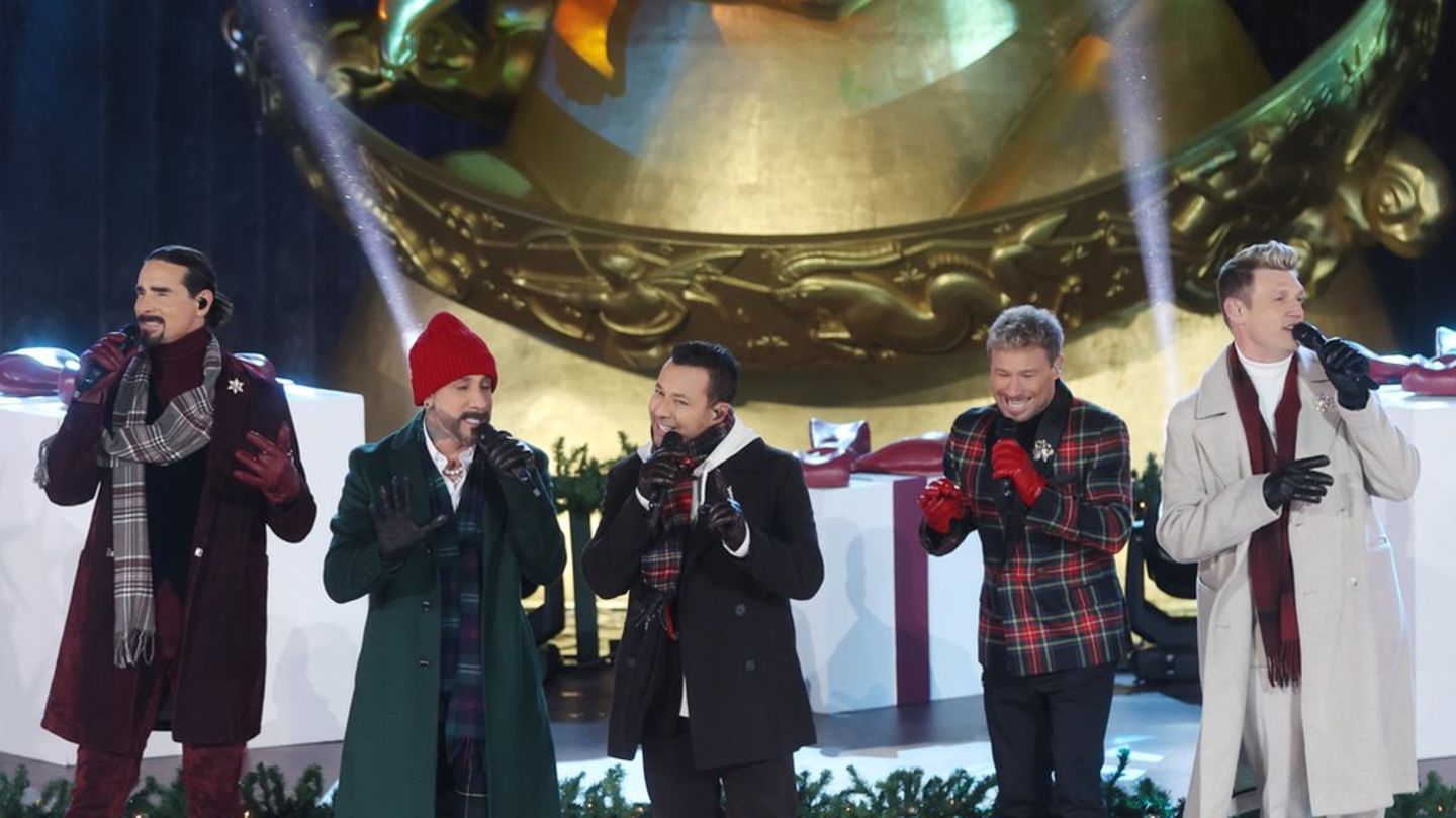 Backstreet Boys: Musiker läuten Weihnachten in New York ein