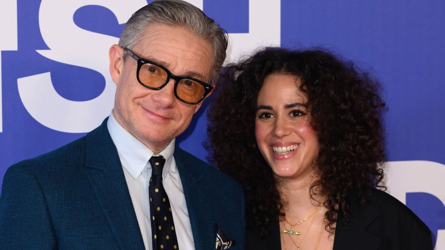 Martin Freeman und Rachel Benaissa: Verliebter Red-Carpet-Besuch in London