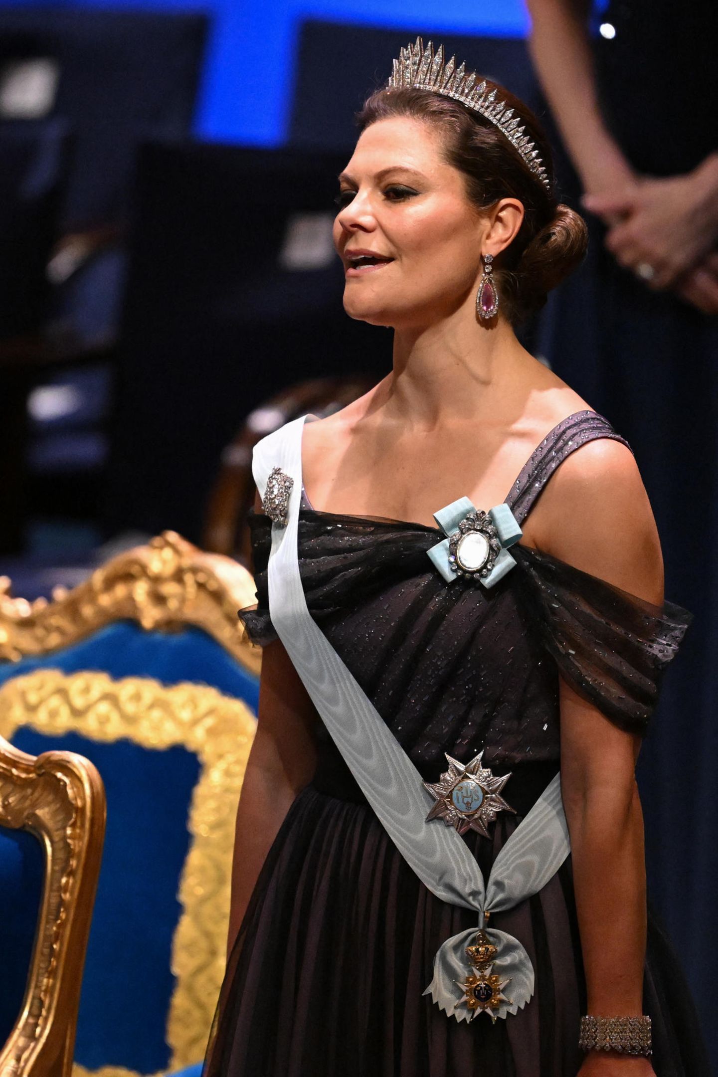 Prinzessin Victoria von Schweden besticht durch hellblaues Outfit in Stockholm