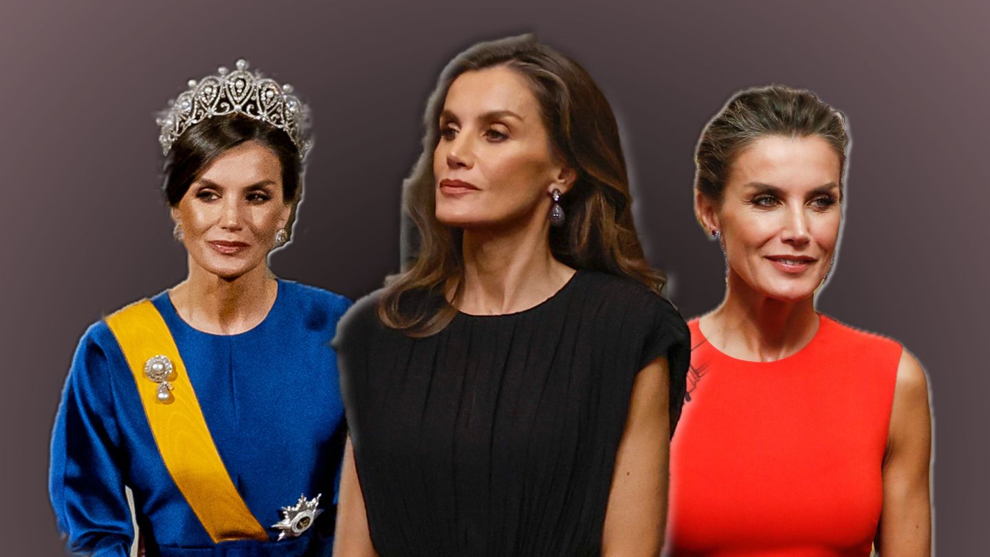 Königin Letizia: Keine Diamanten, keine Tiara! Im schwarzen Kleid zum Staatsbankett