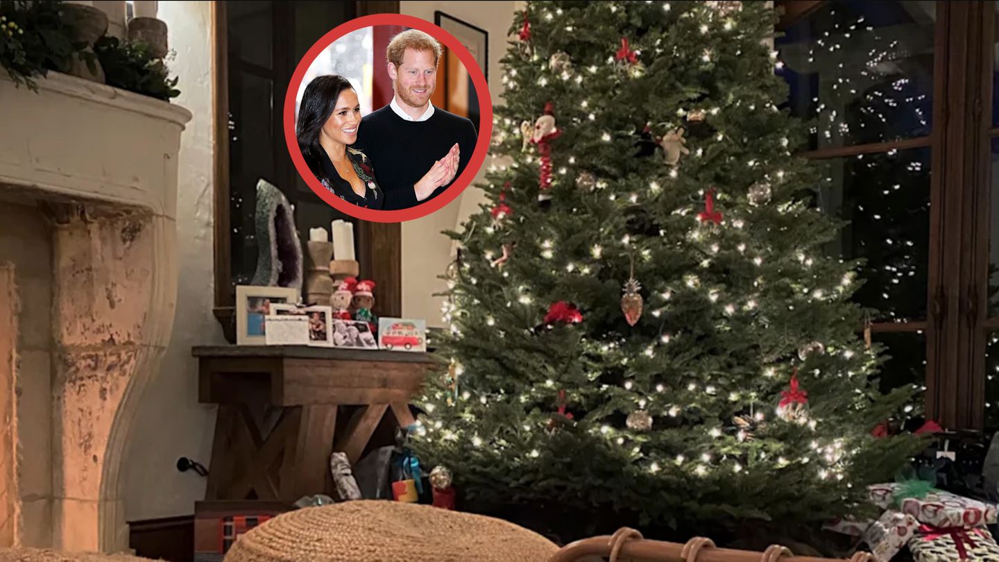 Herzogin Meghan + Prinz Harry: Privatfoto enhüllt 3 spannende Details über ihr Weihnachtsfest