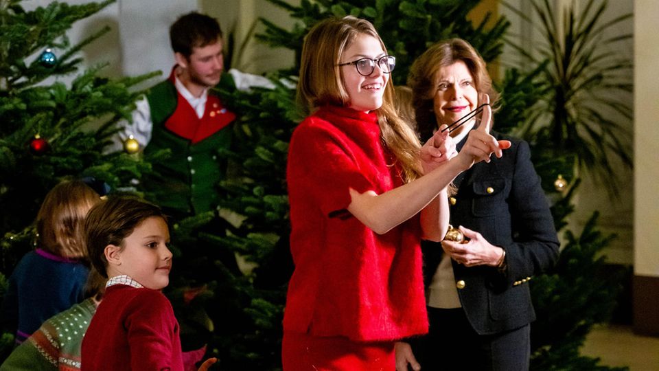 Prinz Alexander, Prinzessin Estelle und Königin Silvia