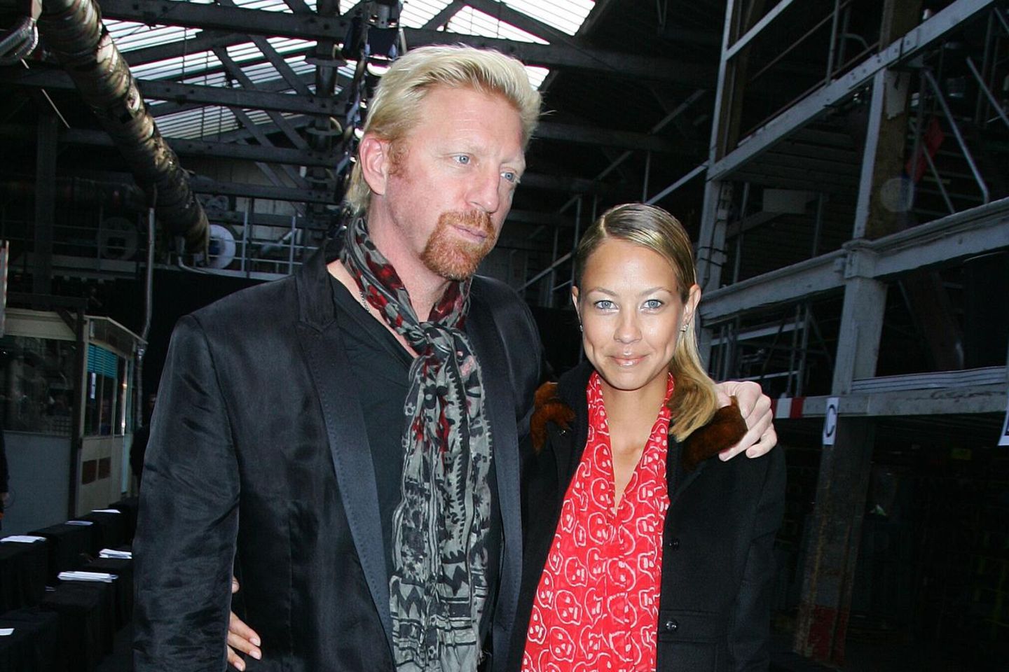 Boris Becker und Alessandra Meyer-Wölden im Oktober 2008.