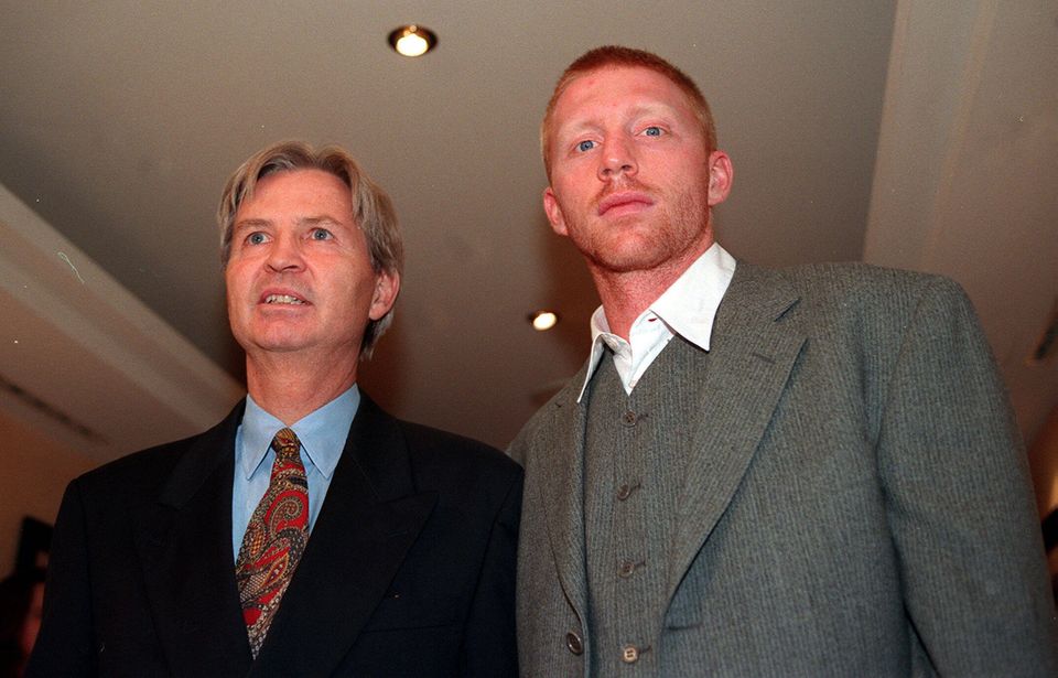 Axel Meyer-Woelden und Boris Becker 1995.