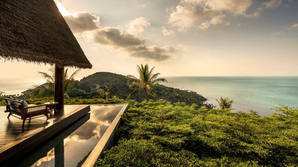 Ankommen und abschalten: Im "Four Seasons Resort Koh Samui" genießen Gäste einen Urlaub im Einklang mit der Natur.