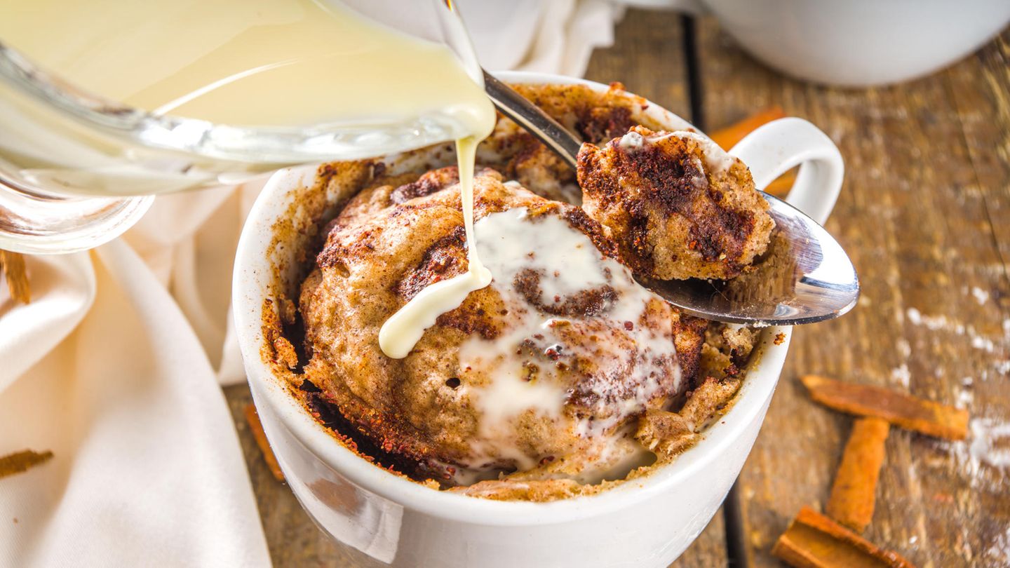 Blitz-Rezept: Leckere Zimtschnecken aus der Tasse