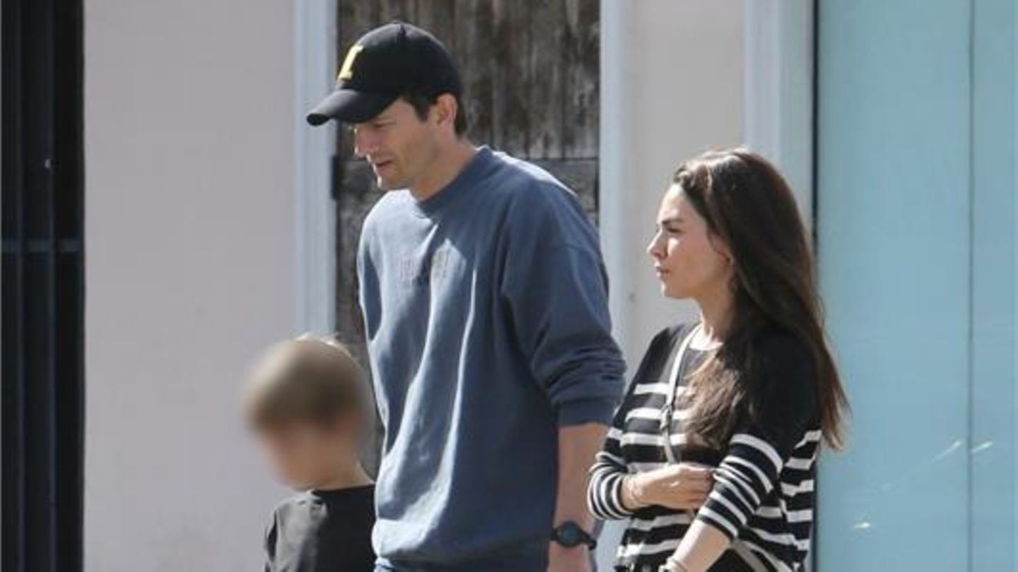 Ashton Kutcher + Mila Kunis: Nach Krisengerüchten! Bei Ausflug mit Sohn Dimitri gesichtet