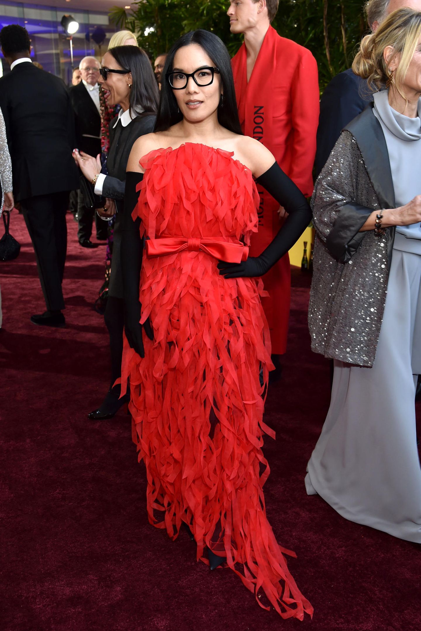 ali wong 2025 golden globes dress color Ali Wong Honors San Francisco Comedy Days During 2025 Golden Globes Win