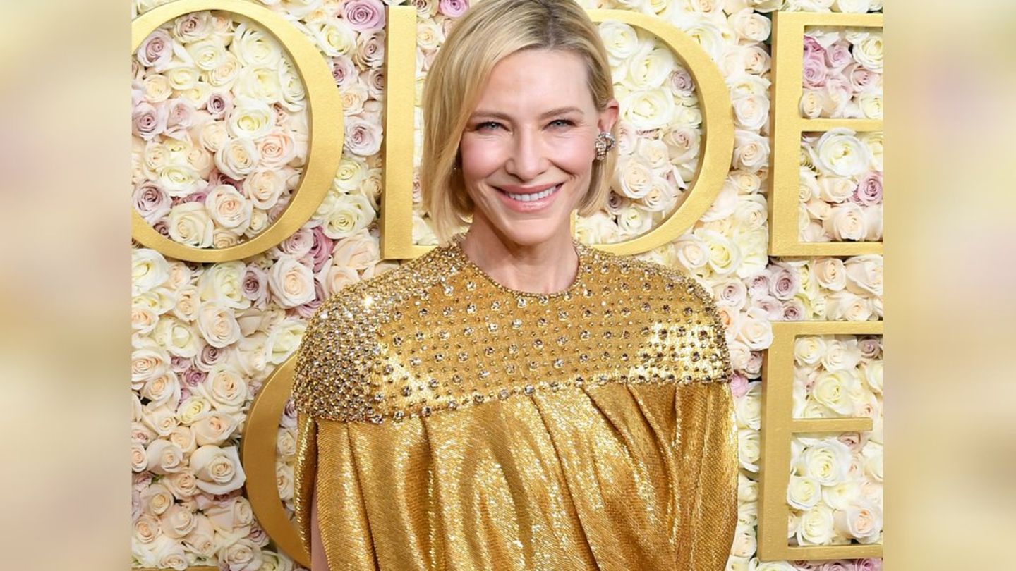 Cate Blanchett setzt bei den Golden Globes auf Nachhaltigkeit: Ein altes Kleid neu entdeckt