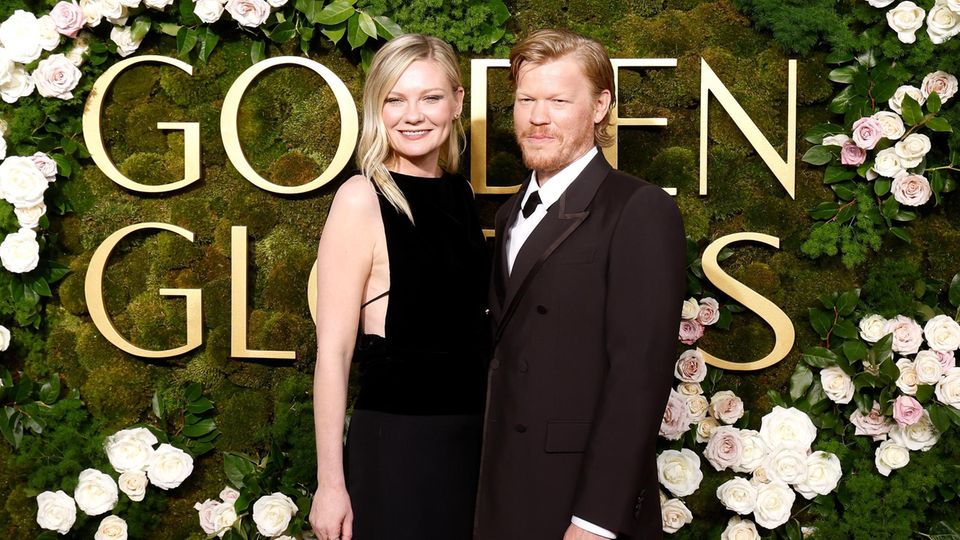 Kirsten Dunst und Jesse Plemons bei den Golden Globes 2025