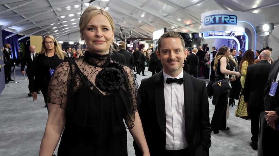 Mette-Marie Kongsved und Elijah Wood