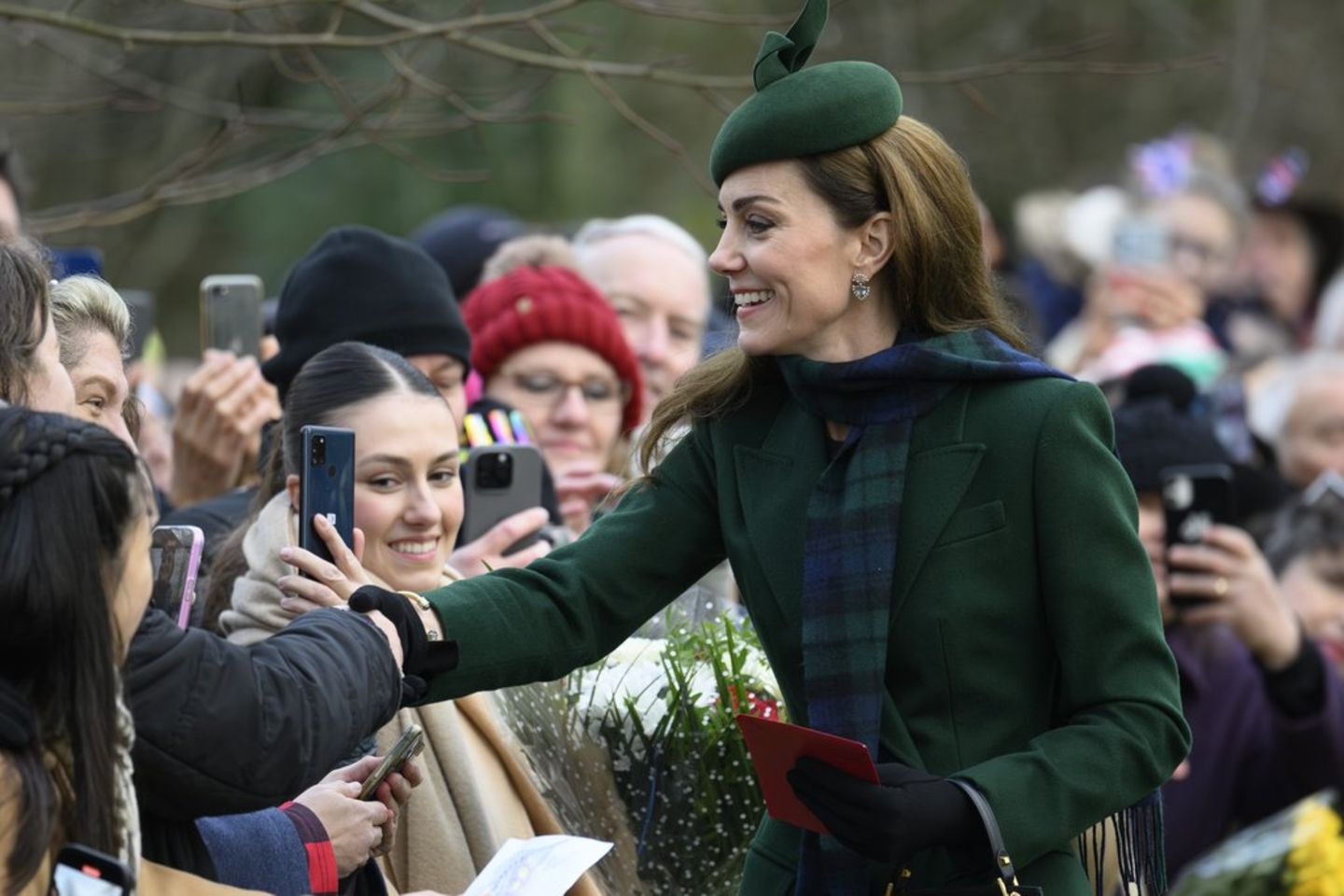 Prince William and royal fans are among Princess Kate.