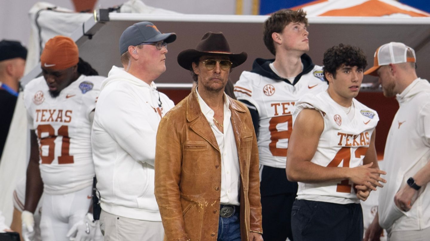 Style am Spielfeldrand: Nanu, ist Matthew McConaughey unter die Trainer gegangen?